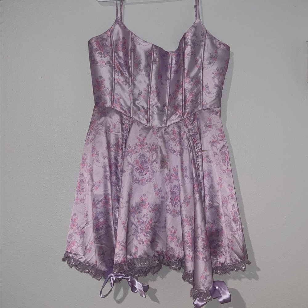 Sugar Thrillz Scandal Sheet Mini Dress - Picture 2 of 8